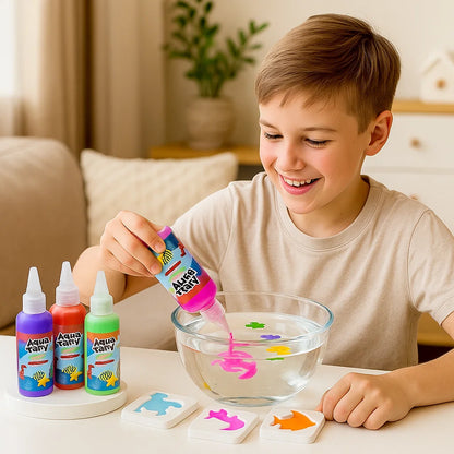 Giocattolo d' acqua magico per bambini | Set creativo fai da te per creare animali galleggianti in acqua