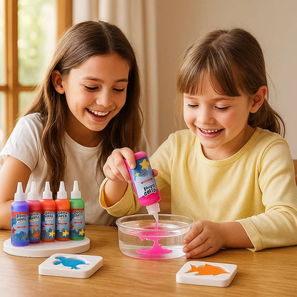 Giocattolo d' acqua magico per bambini | Set creativo fai da te per creare animali galleggianti in acqua