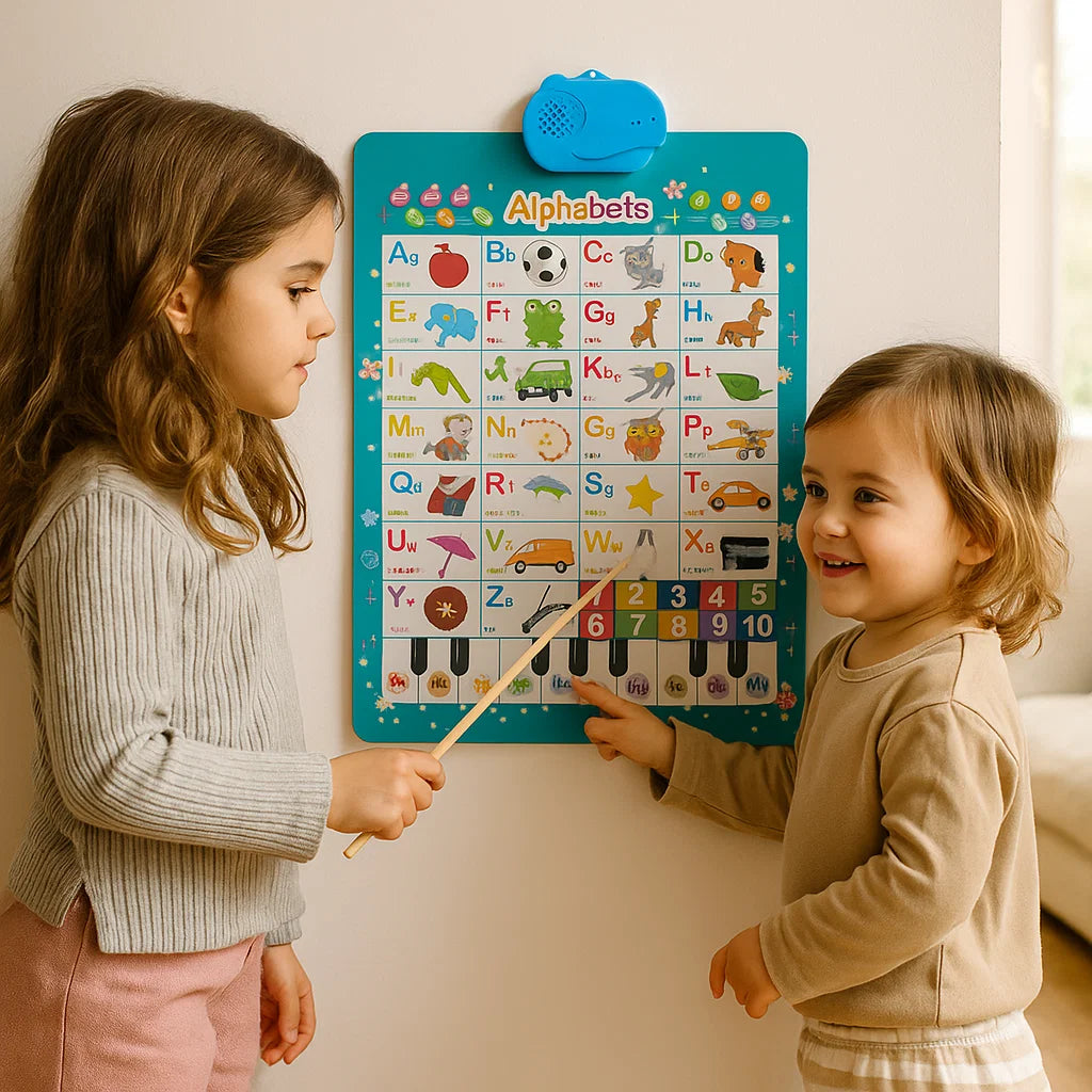 Cartella interattiva per bambini | Imparare le parole e i suoni inglesi attraverso un' esplorazione visiva divertente