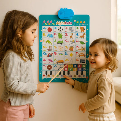 Cartella interattiva per bambini | Imparare le parole e i suoni inglesi attraverso un' esplorazione visiva divertente