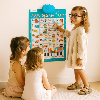 Cartella interattiva per bambini | Imparare le parole e i suoni inglesi attraverso un' esplorazione visiva divertente