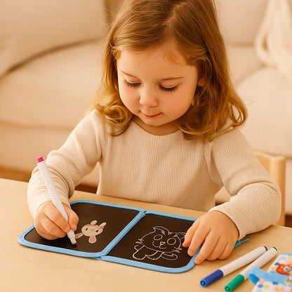 Libro da disegno riutilizzabile per bambini | Blocco scarabocchi cancellabile per l' apprendimento creativo a casa e in viaggio