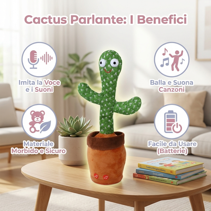 Cactus Parlante – Giocattolo Interattivo per Bambini