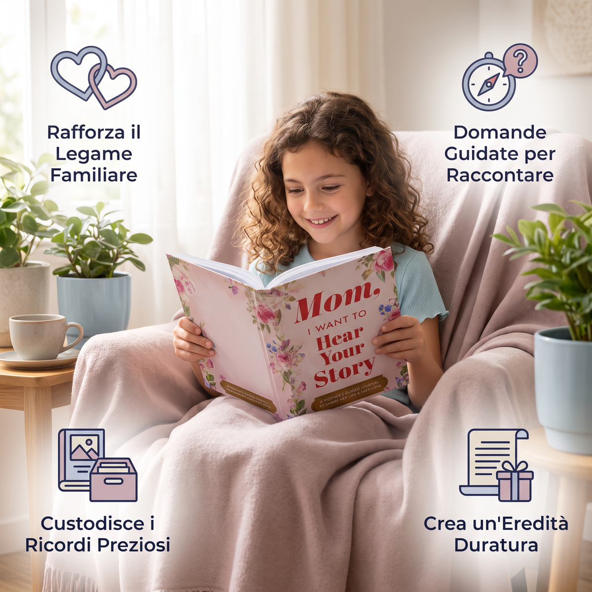 “Voglio Ascoltare la Tua Storia” – Diario dei Ricordi di Famiglia