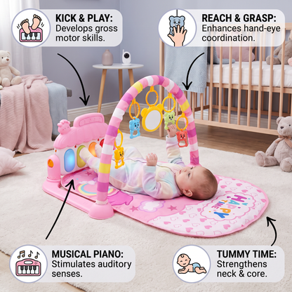 Tappetino gioco per neonati Kick & Play