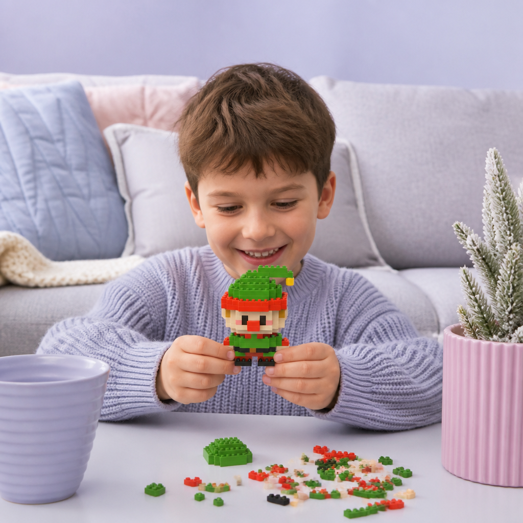 Personaggi Natalizi Creativi Con Blocchi Da Costruire – Divertimento Per Tutta La Famiglia