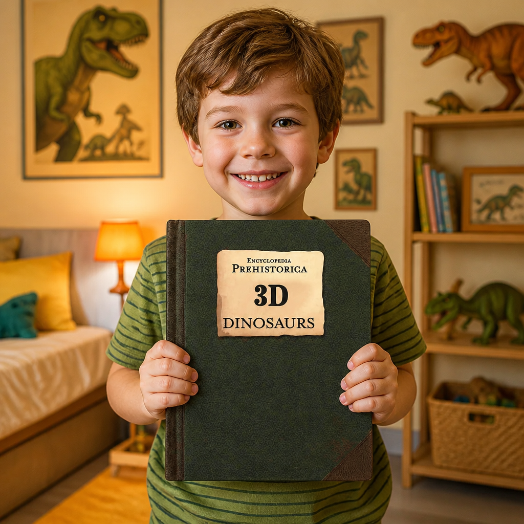 Enciclopedia Interattiva dei Dinosauri Pop-Up 3D