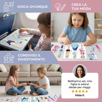 Set di gioco magnetico di moda per bambini