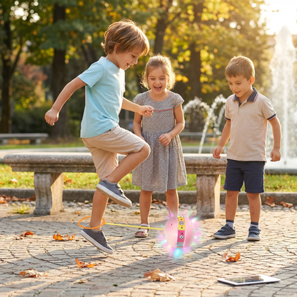 LED Pallone da Salto alla Caviglia – Giocattolo Interattivo per Saltare per Bambini