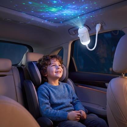 Proiettore Galassia USB NightSky Dimmerabile con Effetti Stelle e Aurora