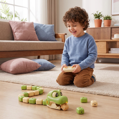 Giocattolo STEM RC Serpente Interattivo Crescente – Mangia i Blocchi e Diventa Più Lungo