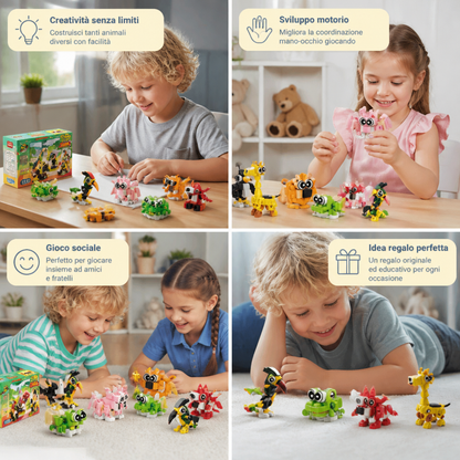 Set di Costruzioni con Animali