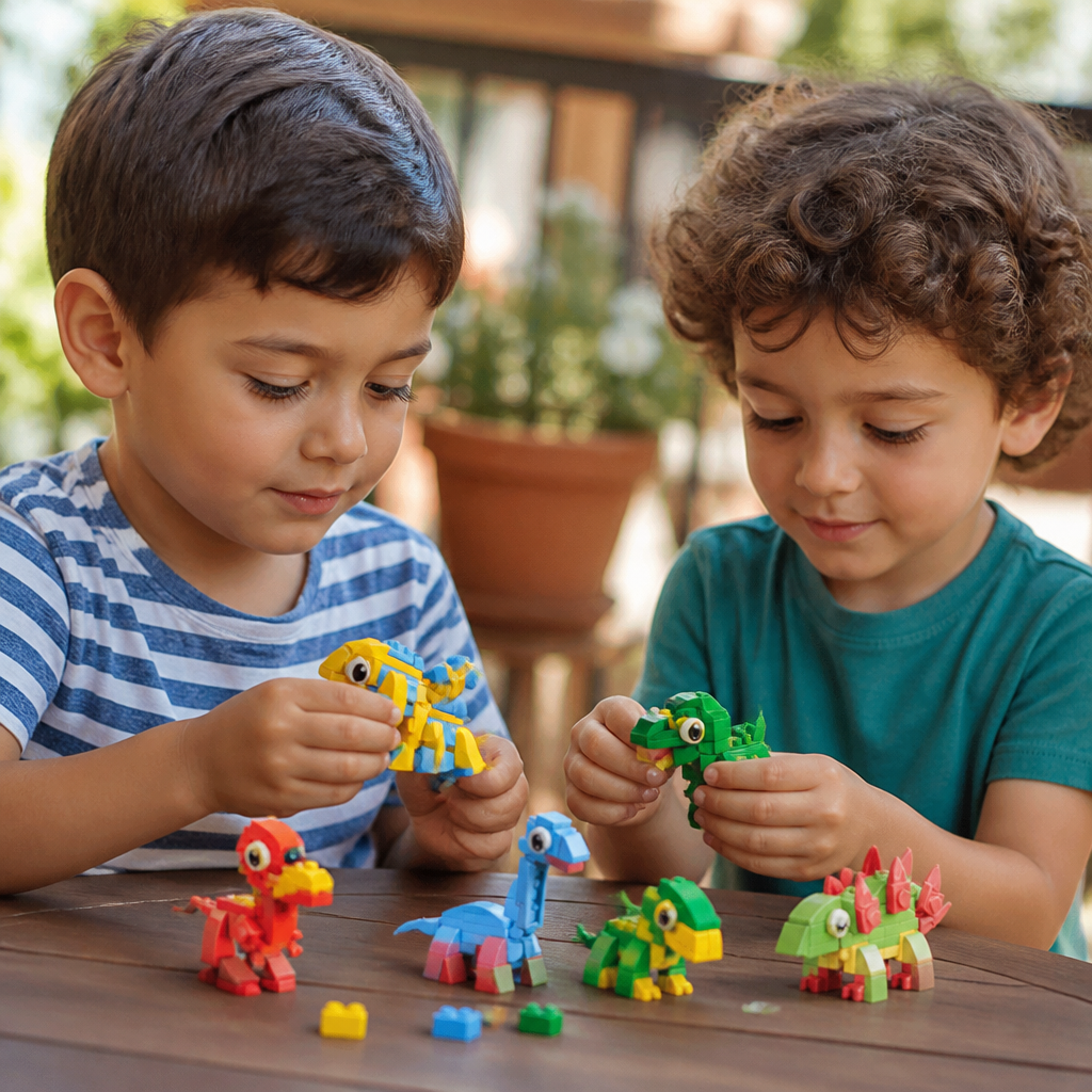 Set di Costruzioni con Animali