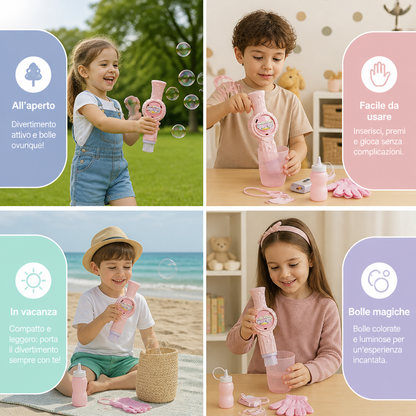 Gioco Interattivo con Racchette e Palla a Bolle per Bambini