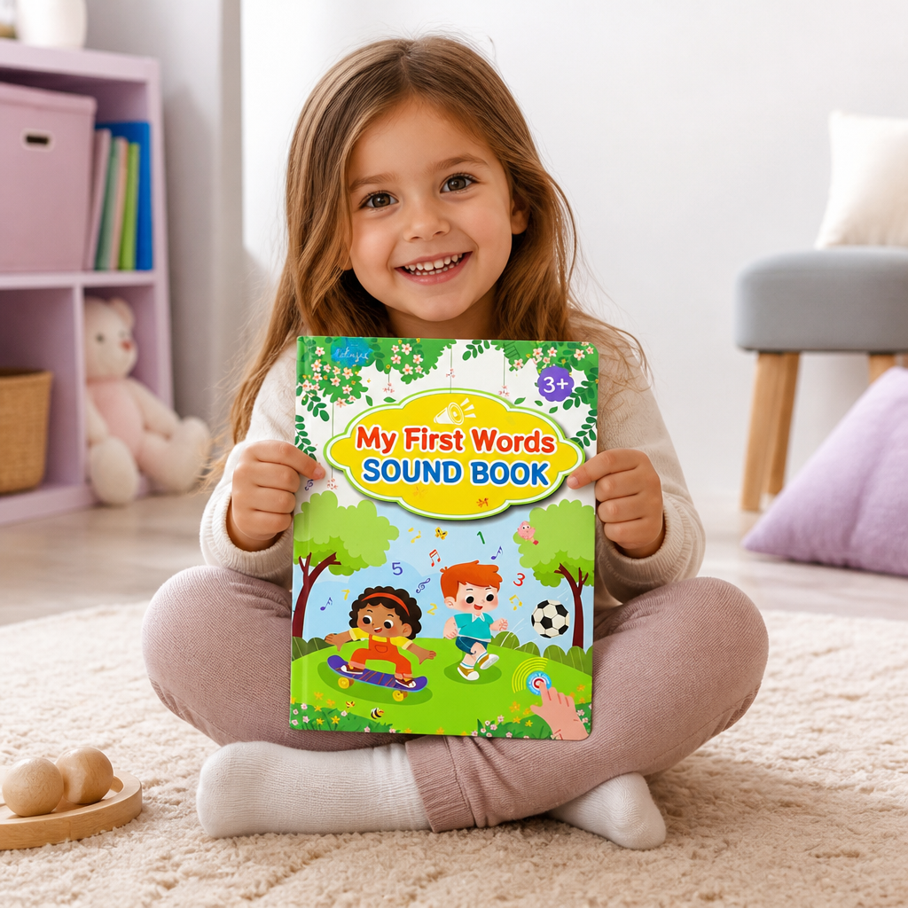 Libro Sonoro Interattivo di Inglese per Bambini – Tocca e Ascolta – Apprendimento Precoce Facile e Divertente