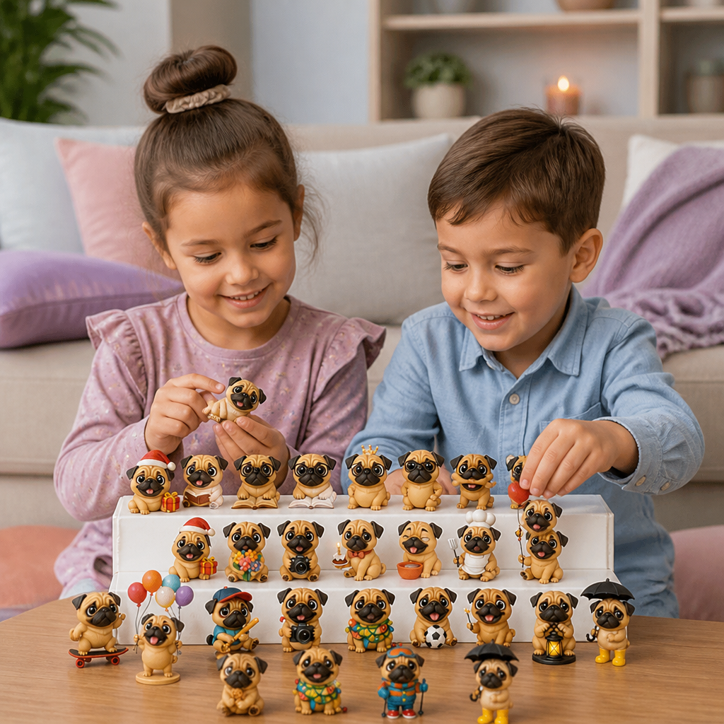 Calendario dell’Avvento di 24 giorni con Carlini e Figurine a Sorpresa