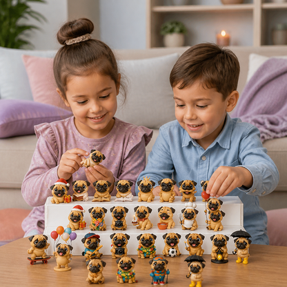 Calendario dell’Avvento di 24 giorni con Carlini e Figurine a Sorpresa