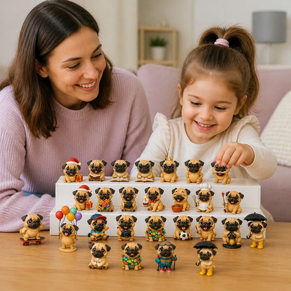 Calendario dell’Avvento di 24 giorni con Carlini e Figurine a Sorpresa