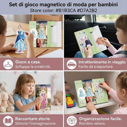 Set di gioco magnetico di moda per bambini