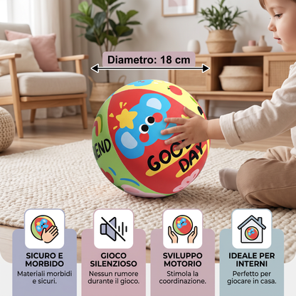 Pallina da gioco indoor morbida e sicura con gioco silenzioso per bambini