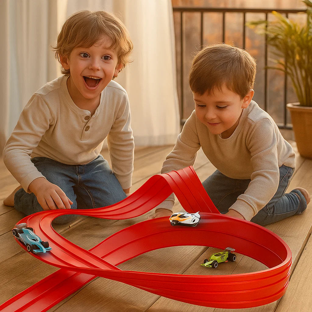 Set di pista da corsa flessibile