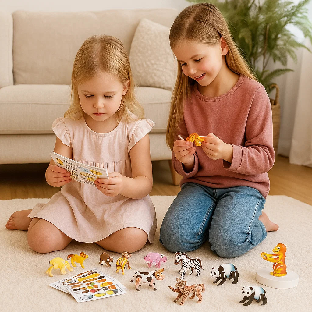 Set di puzzle 3D con cartoni animati per bambini