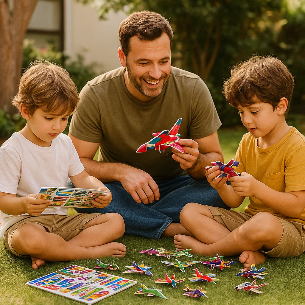 Set di puzzle 3D con cartoni animati per bambini