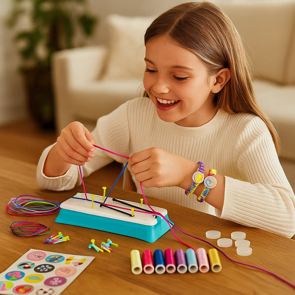 Set creativo per intrecciare braccialetti