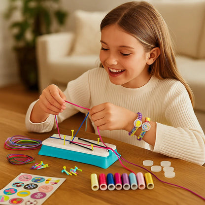 Set creativo per intrecciare braccialetti