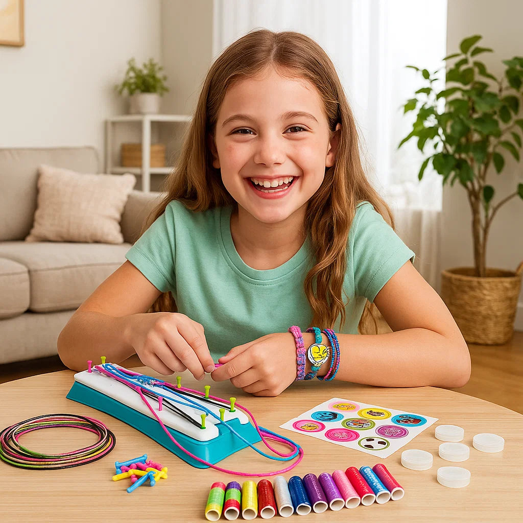 Set creativo per intrecciare braccialetti