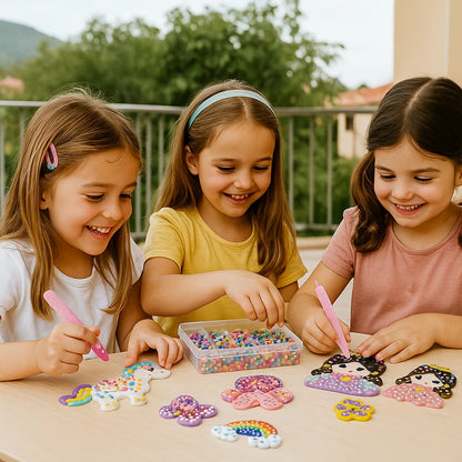 Pittura magica con perline – set DIY per bambini