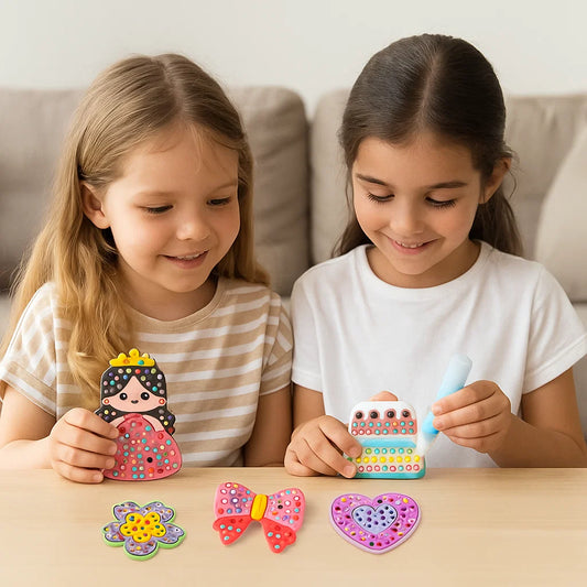 Pittura magica con perline – set DIY per bambini