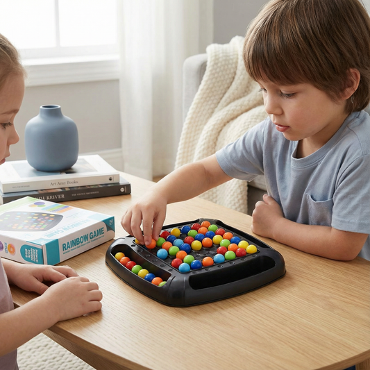 Gioco logico di abbinamento dei colori – puzzle interattivo con biglie per bambini e adulti