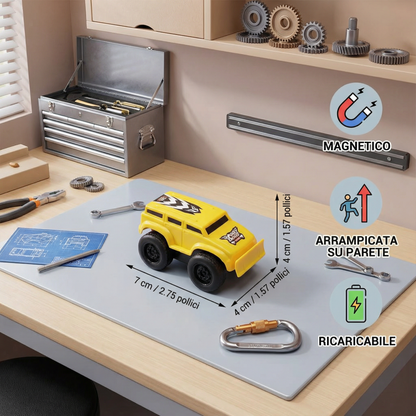 Auto magnetiche da arrampicata a parete