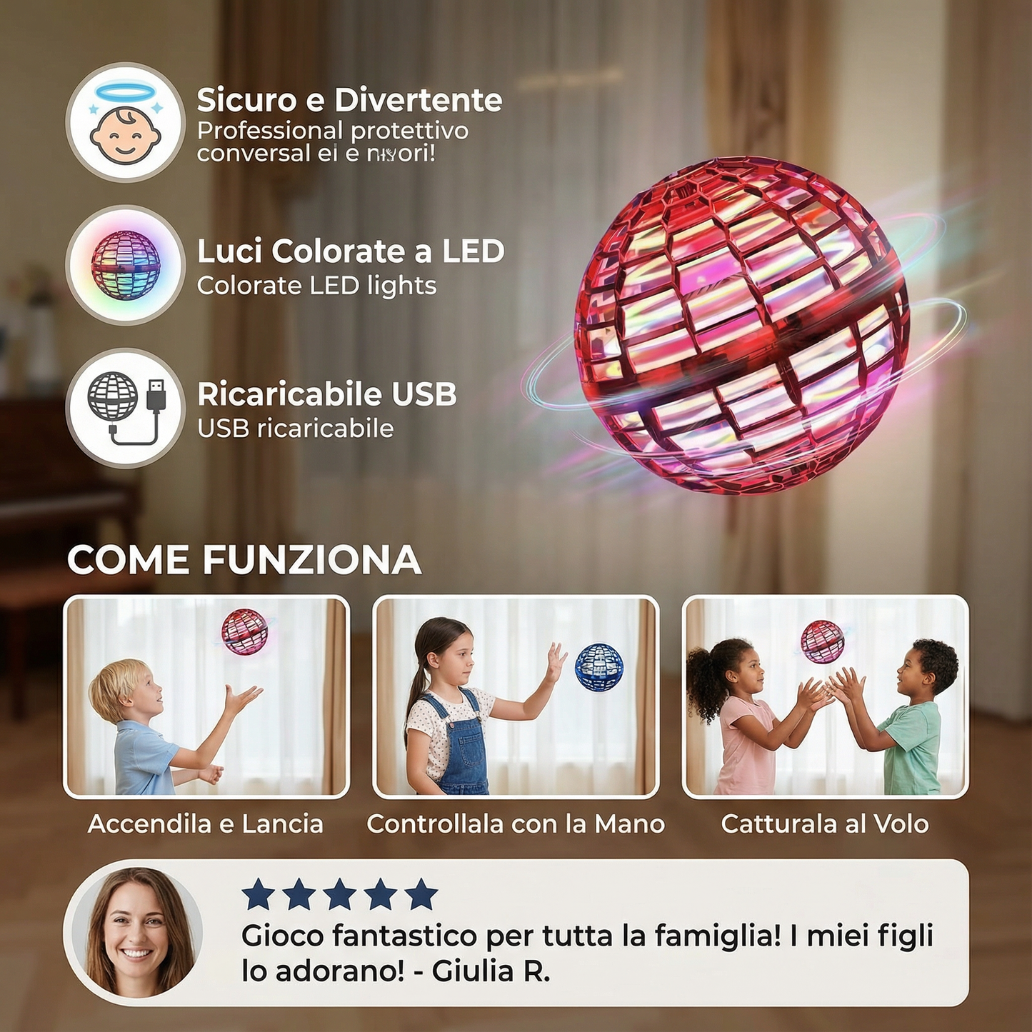 Palla Giocattolo Volante